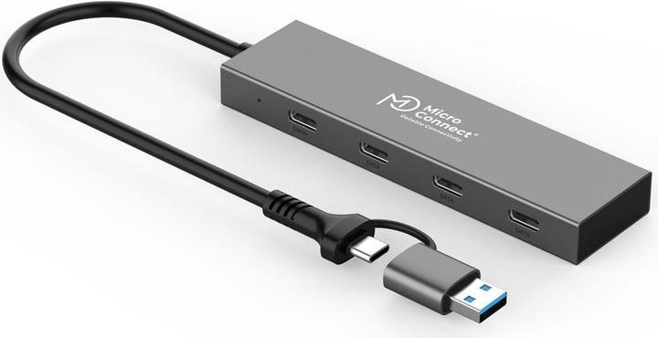 Actual product image MicroConnect USB 3.2 GEN1 Dual Port (USB-C, 4 Ports)