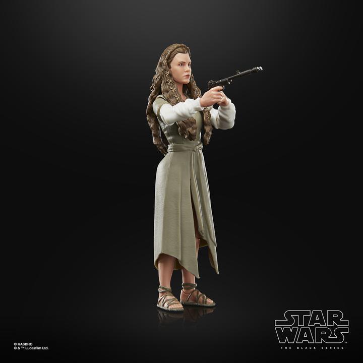 Actual product image Hasbro The Black Series Leia (Ewok Village), 15 cm grosse Figur zu Star Wars: Die Rückkehr der Jed