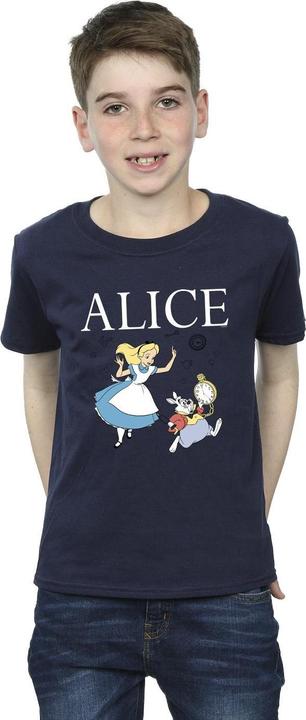 Actual product image Disney Boys Alice In Wonderland Follow The Rabbit T-Shirt (104)