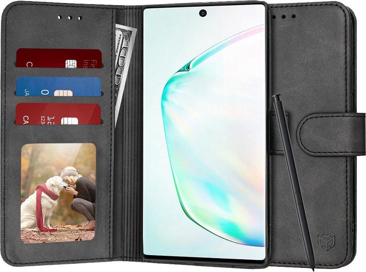Produktbild Techsuit - Diary Book - Samsung Galaxy Note 10 Plus / Note 10 Plus 5G - Black (Samsung Galaxy Note 10 Plus, Samsung Galaxy Note 10 5G)