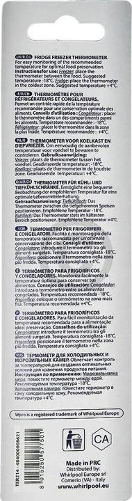 Immagine prodotto WPRO Termometro da -35C a 40C TER214 Frigorifero Bauknecht 484000008621
