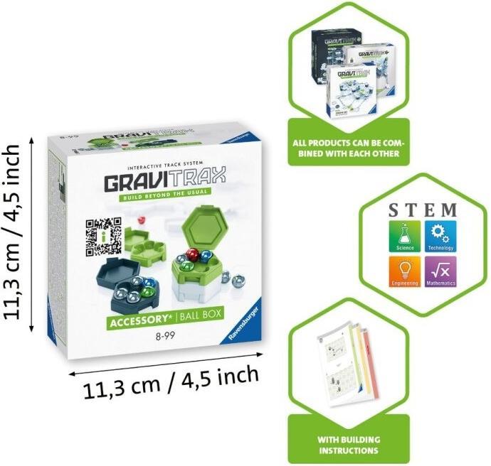 Actual product image Ravensburger GraviTrax Accessory Ball Box