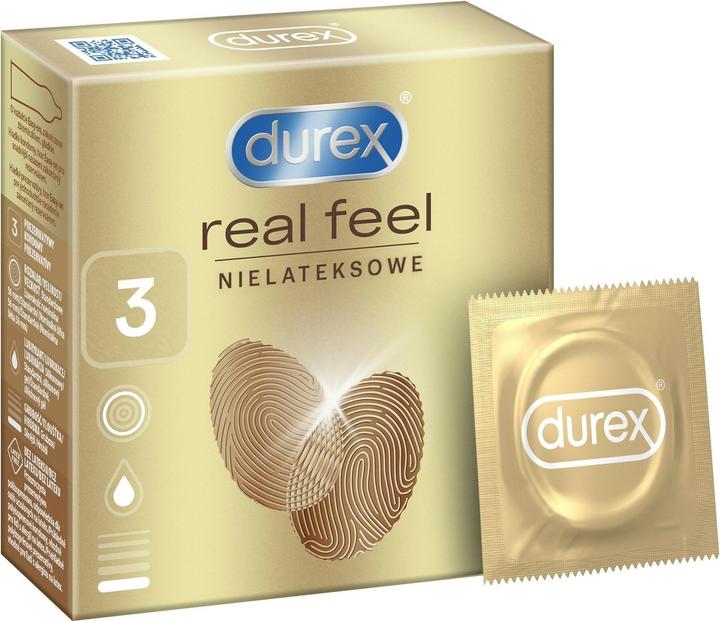 Image du produit Durex Real Feel Natural Skin Feeling non-latex condoms 3pcs (3 pcs)