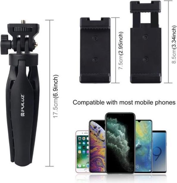 Image du produit Puluz Mini trépied Compact Pro Series (Matières plastiques)