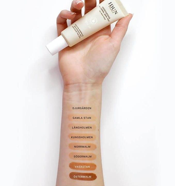 Produktbild IDUN Minerals Minerals Moisturizing Skin Tint SPF 30 Norrmalm Medium Creme (Sonnencreme, SPF 30, 27 ml)