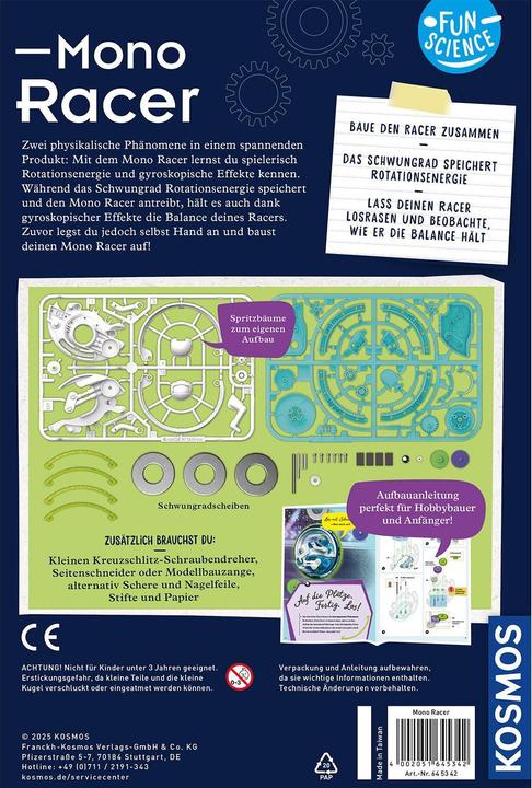 Produktbild Kosmos Fun Science Mono Racer