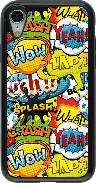 Actual product image PhoneLook Coque Hybrid Armor noir Cartoons slogans (Apple iPhone XR)