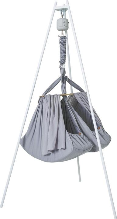 Produktbild Membantu Set mit Ständer mit Federwiege Zwillinge Premium und Motor LeeLo01 (Cozy Cradle)