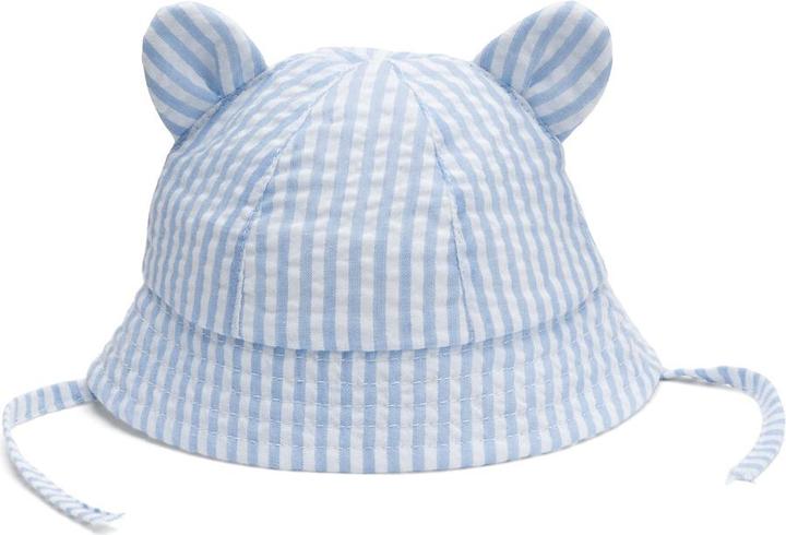 Image du produit La Redoute Collections Chapeau bob rayé avec oreilles