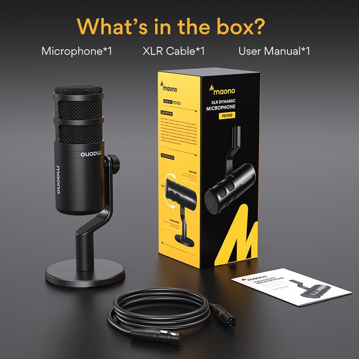 Productafbeelding Maono PD100 XLR microfoon