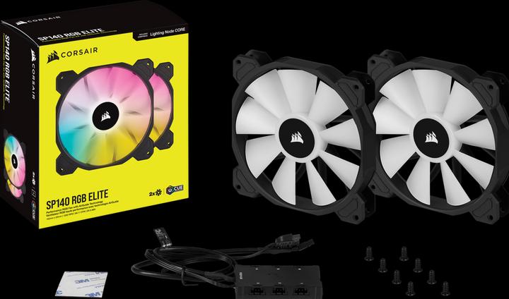 Image du produit Corsair SP140 RGB Elite double noeud C (140 mm, 2 x)