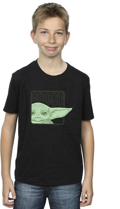 Immagine prodotto Star Wars The Mandalorian Grogu Box Maglietta Ragazzi (152, 158)