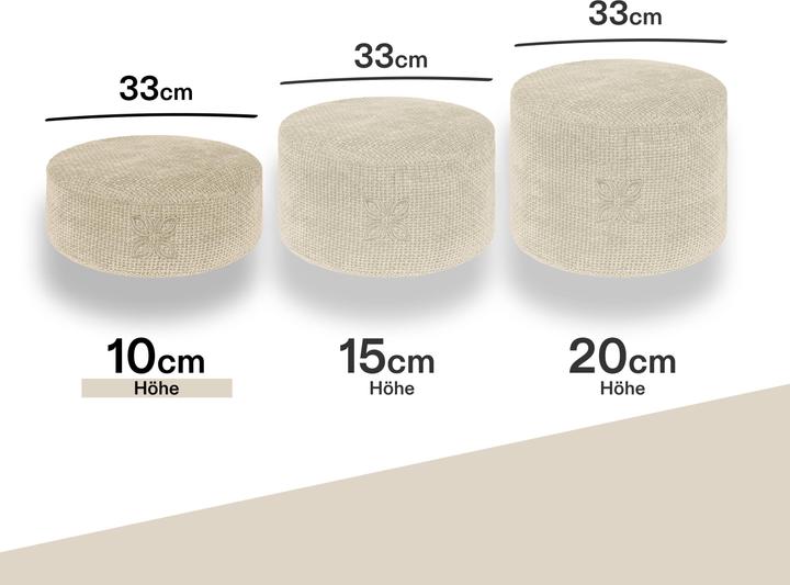 Actual product image Omnana CUSHY meditation cushion (10 cm)