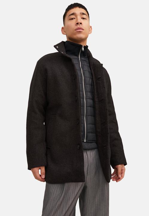 Produktbild Jack & Jones Fischgrätmuster Doppelkragen Jacke (XL)