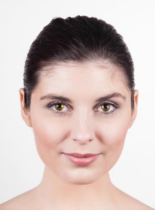 Actual product image Metamorph Gold Jahreslinsen Kontaktlinsen ohne Sehstärke (Gold)