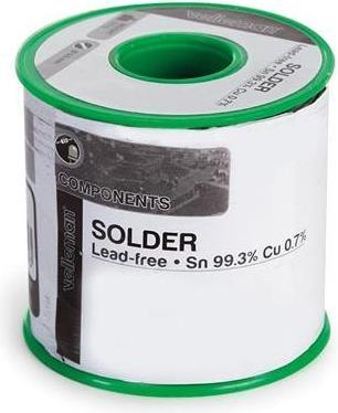 Produktbild Velleman Lead-Free Solder Sn 99.3% Cu 0.7% 0.8mm 500G (Ersatzteil)