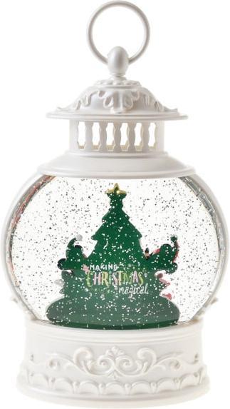 Actual product image Disney Mickey & Minnie snow globe music & light lantern Christmas