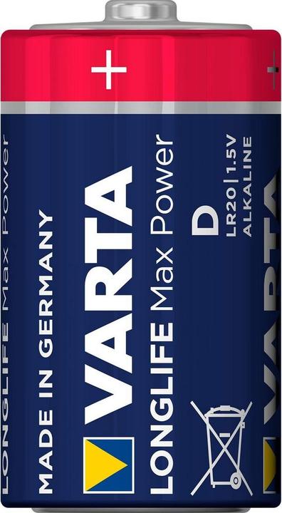 Produktbild Varta Longlife Max Power (2 Stk., D, 16500 mAh)