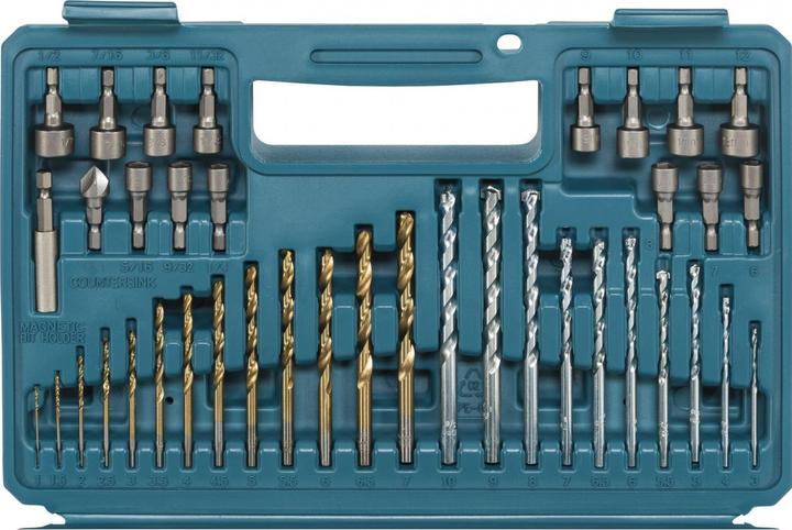 Productafbeelding Makita Bits Boorset 102 stuks ( B-68432 ) Bits / Boor / Dopsleutel (1, 1.5, 2, 2.5, 3, 3.5, 4, 4.5, 5, 5.5, 6, 6.5, 7 mm)