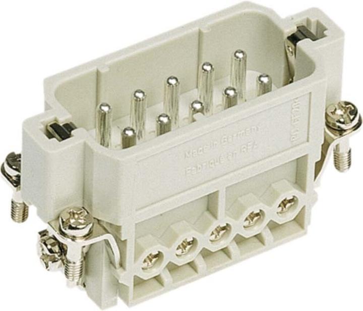 Produktbild Harting HAN A Steckverbinder, Einsatztyp 10A Schraubklemme max 2,5mm2, 16A10 polig