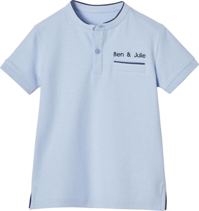 Vertbaudet Jungen Poloshirt mit Stehkragen