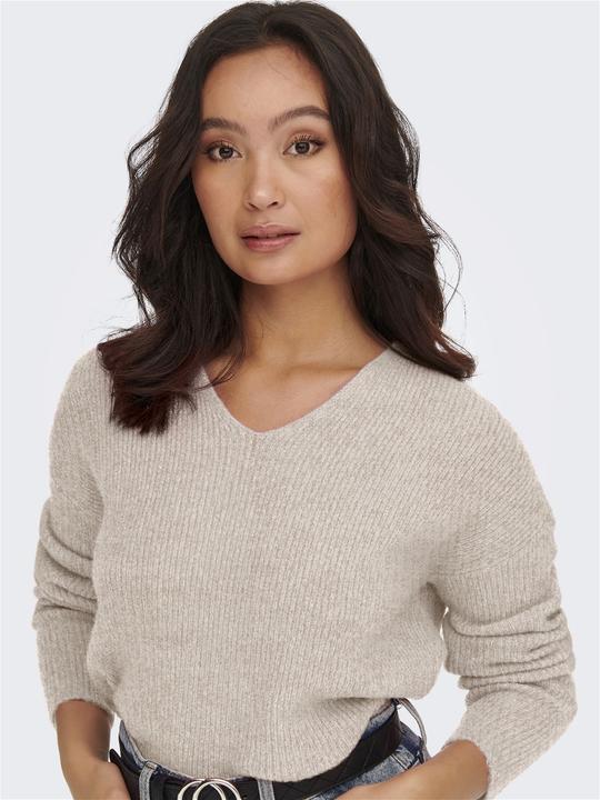 Actual product image Only V-neck knit sweater (L)