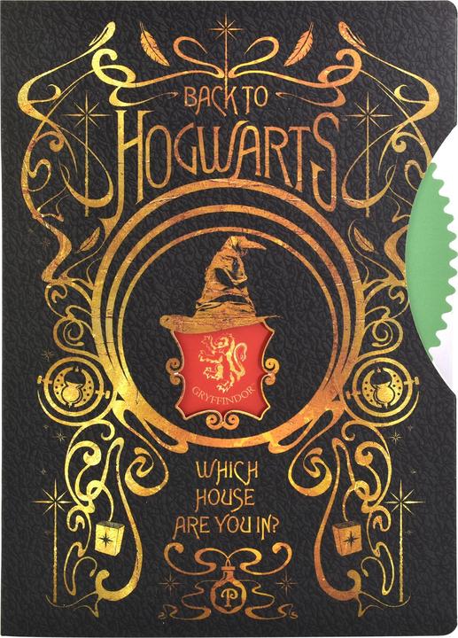 Blue Sky Harry Potter bloc-notes Spinner Colourful Crest (carton de 6) (A5, Lined)