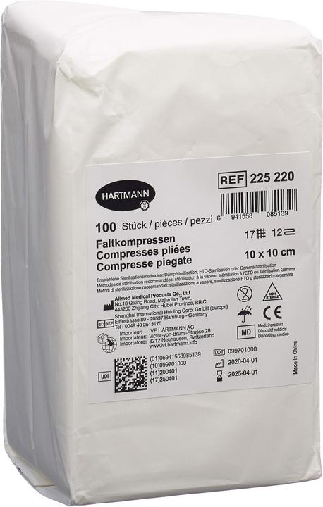 Image du produit IVF Hartmann Faltkompresse Typ 17 10x10cm 12 fach