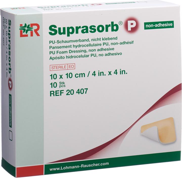 Image du produit Suprasorb Schaumverband 10x10cm n klebebend (10 x)