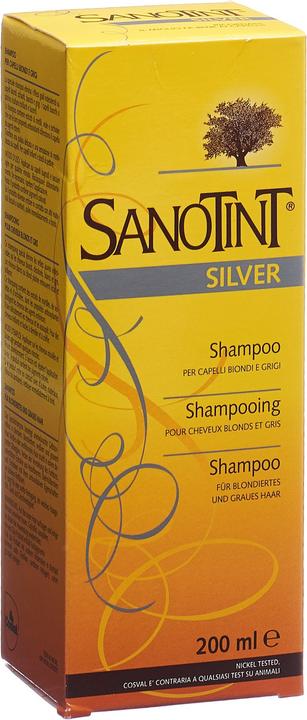 Sanotint Shampoo blondiertes graues Haar (200 ml, Flüssiges Shampoo)