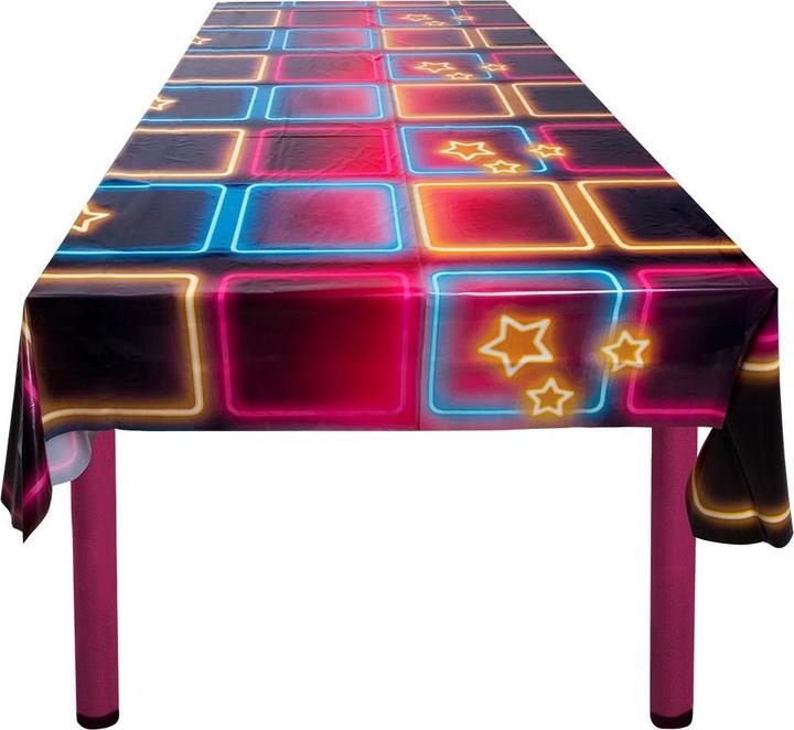 Produktbild Boland Tischdecke Disco 130x180cm Plastic 80er 70er Jahre (130 x 180 cm)
