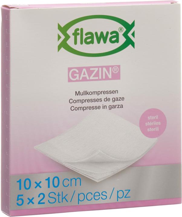 Produktbild Flawa Gazin Mullkompressen 10x10cm steril