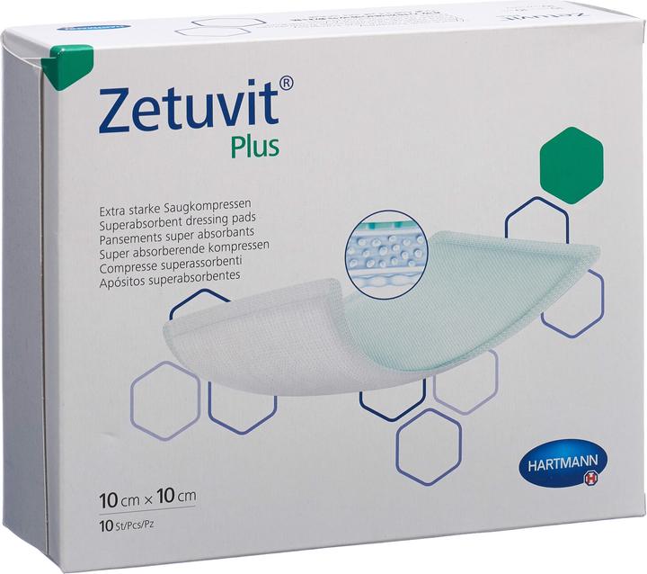 Actual product image Zetuvit Plus Absorptionsverband 10x10cm