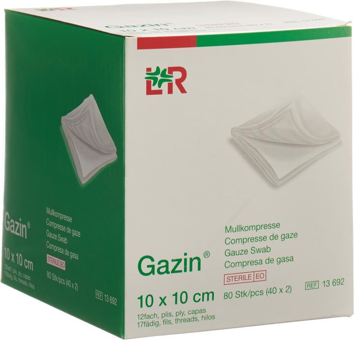 Image du produit Gazin Mullkompressen 10x10cm 12fach steril