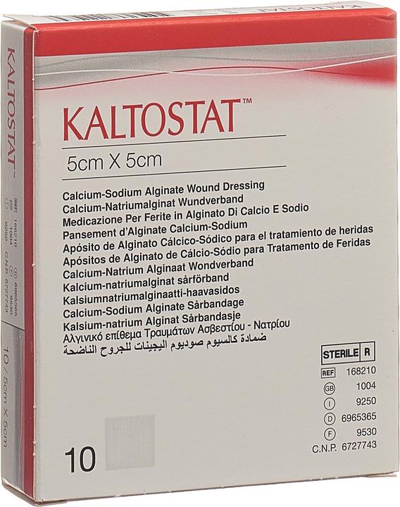 Actual product image Kaltostat Kompressen 5x5cm steril