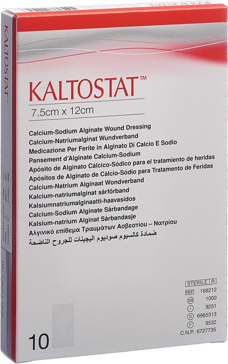 Kaltostat Kompressen 7.5x12cm steril