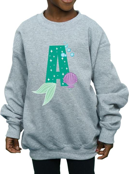Produktbild Disney Alphabet A Is For Ariel Sweatshirt Mädchen (152, 158)