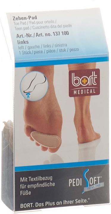 Produktbild Bort Medical Texline Zehen Pad links (Zehentrenner)