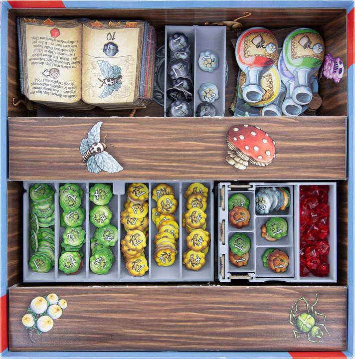 Produktbild Feldherr QUAK-3D - Organizer für Die Quacksalber von Quedlinburg + Die Kräuterhexen - Grundspielbox