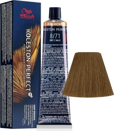 Actual product image Wella Koleston Perfect ME+ Deep Browns 8/71 60ml (8/71)