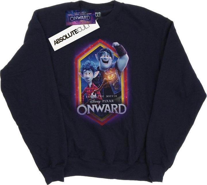 Actual product image Disney Womens/Ladies Onward Brothers Crest Sweatshirt (S)