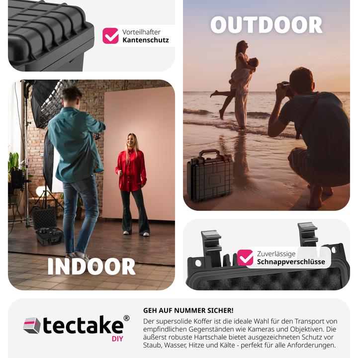 Actual product image tectake Universal photo case (Photo case, 4.40 l)