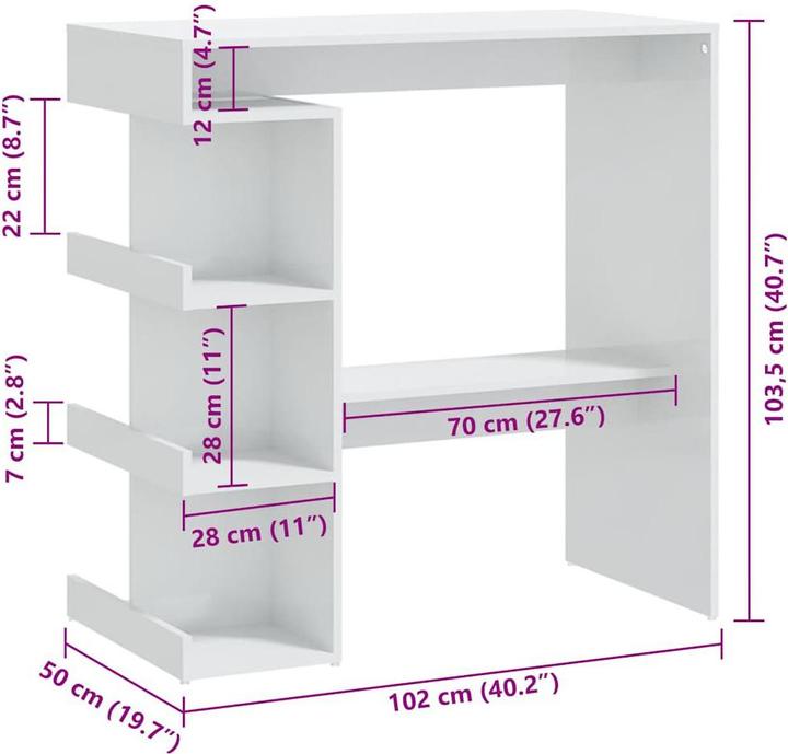 Image du produit VidaXL Jamil (100 x 50 x 101,5 cm)