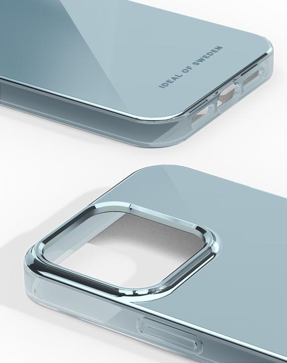 Actual product image iDeal Of Sweden iPhone 15 Pro Max Clear Case, Mirror Sky Blue (Apple iPhone 15 Pro Max)
