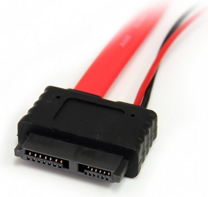 Immagine prodotto StarTech .com Slimline SATA a SATA con cavo di alimentazione LP4 / adattatore