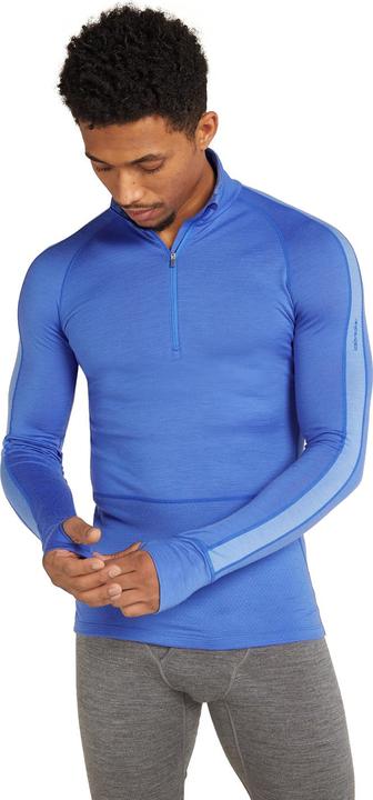 Image du produit Icebreaker Hommes Mérino Mer ZoneKnit 200 LS Half Zip (M)