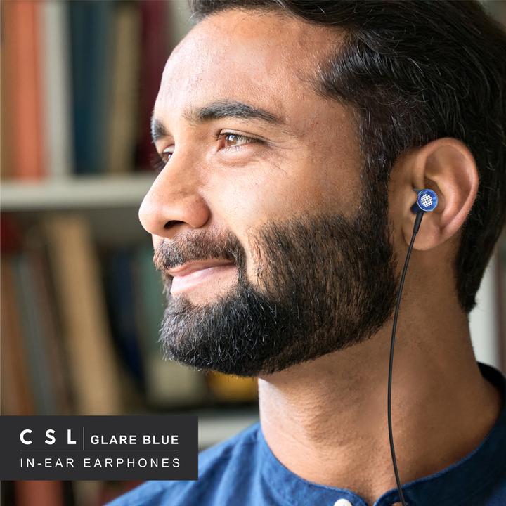 Produktbild CSL In-Ear Kopfhörer, InEar Ohrhörer, Dynamischer 8mm Treiber, Noise Reduction Design (Kabelgebunden)