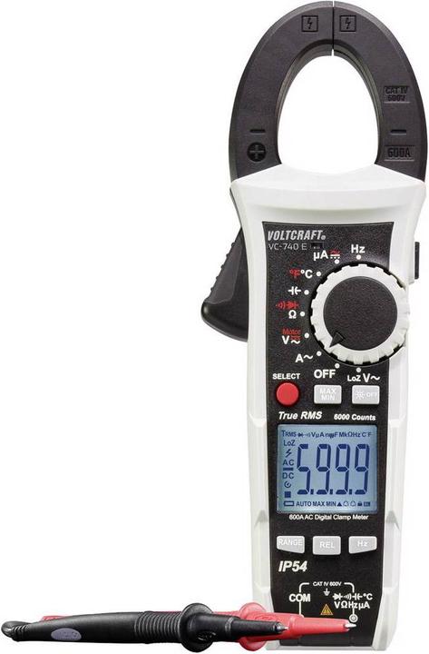 Voltcraft Pinza amperometrica VC 740 E (K) (CAT IV 600V)