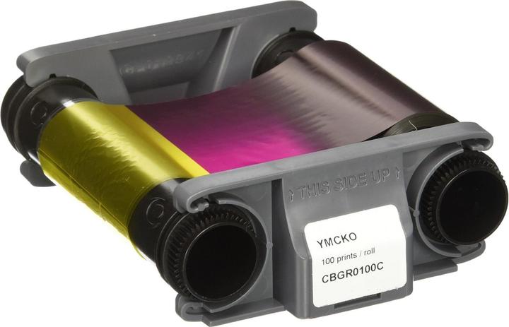 Actual product image Evolis Ribbon for 100 prints (6 cm, Black)