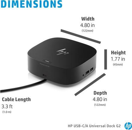 Immagine prodotto HP G2 Universal Dock (USB-C, 7 Porti)